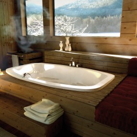 japon tarzı banyo tasarım fotoğraf