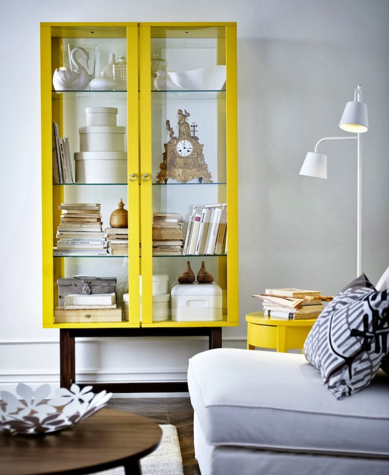 Yellow cupboard