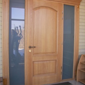 options de portes d'entrée en bois