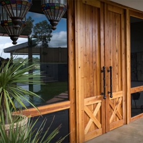 entrance wooden door ideas interior