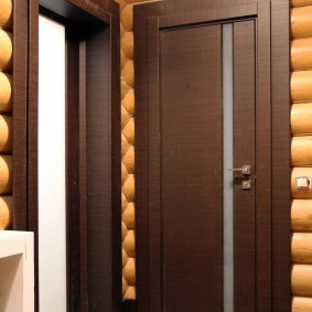 conception de porte d'entrée en bois