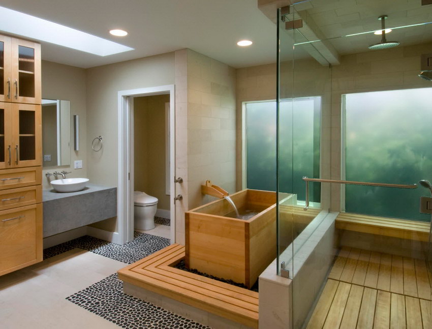 salle de bain japonaise