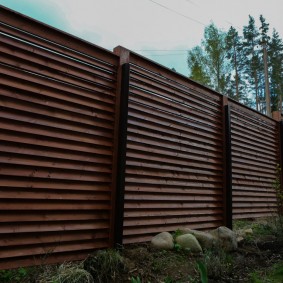 photo de décor de clôture de dalle