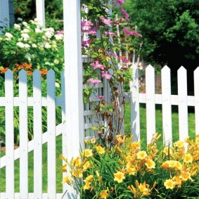 bahçe tasarım fikirleri için dekoratif çit