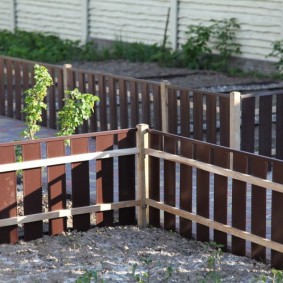 bahçe inceleme fotoğraf için dekoratif çit