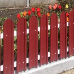 Aperçu de l'idée de clôture de jardin décorative