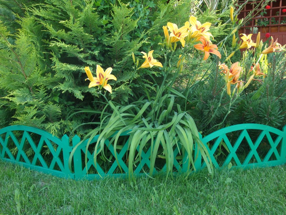 clôture décorative en plastique