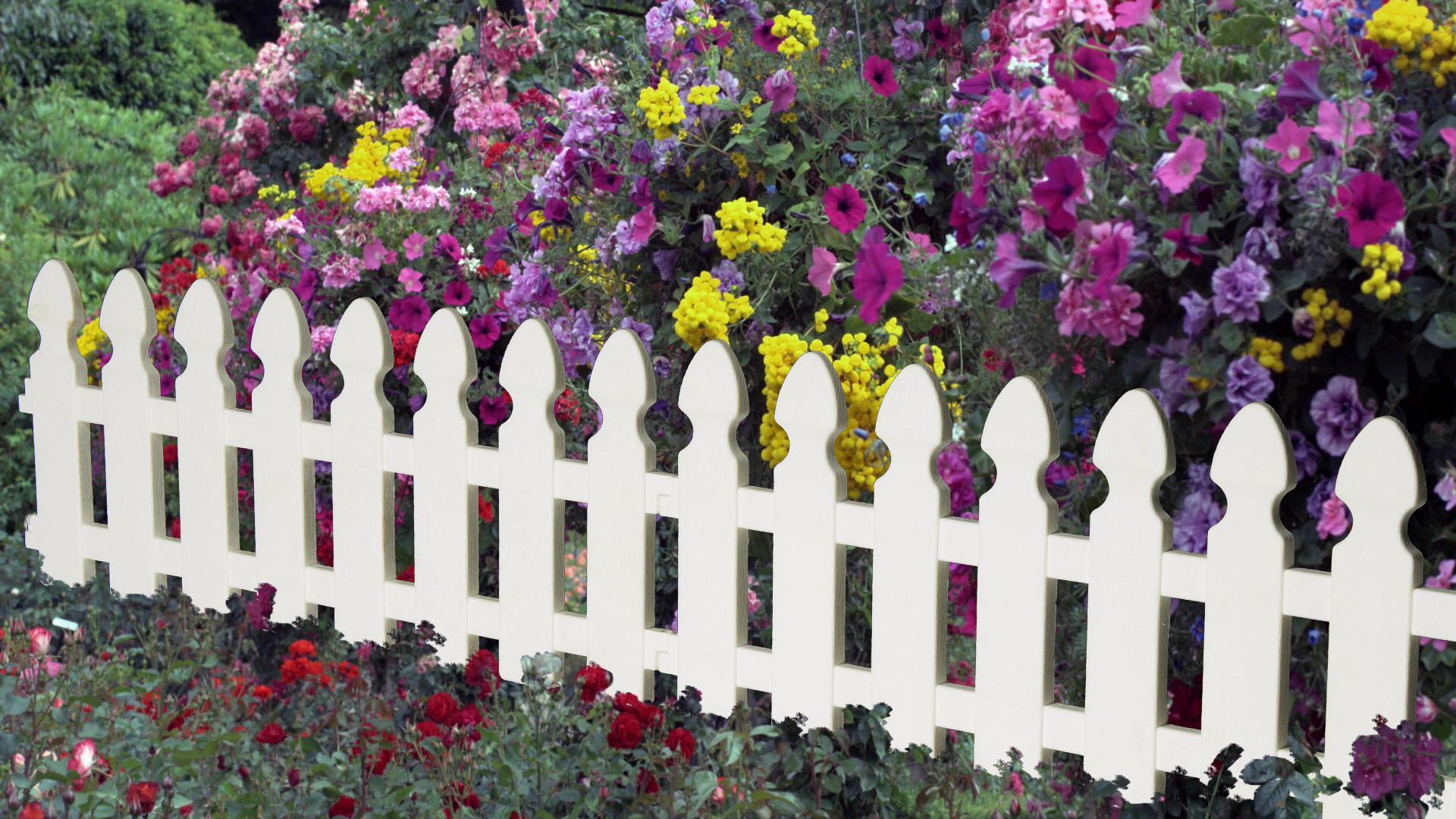 ahşap dekoratif çit