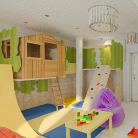 idei de decor pentru casa de joacă pentru copii
