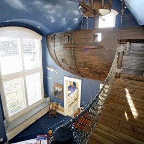 منزل لصبي سفينة القراصنة
