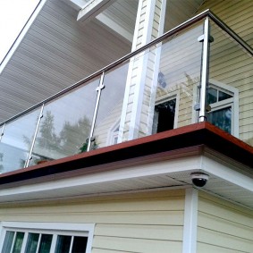 Écrans en verre de balustrade de balcon