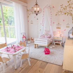 Spacious baby room furniture