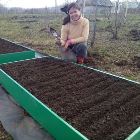 Préparer un lit surélevé pour semer des légumes