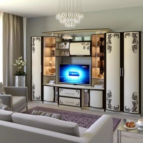 Design living room in a modern style