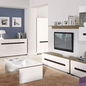 Simple Scandinavian-style room furniture
