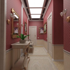 Beautiful corridor in classic style