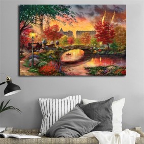 picture in the nursery on canvas photo