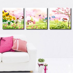 paintings for kids room photo