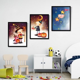 paintings for kids room interior ideas