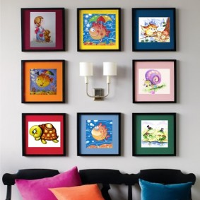 tablouri pentru decorare foto camera camerei pentru copii