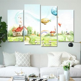 tablouri pentru decorare foto camera camerei pentru copii