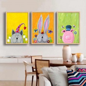 paintings for kids room ideas options