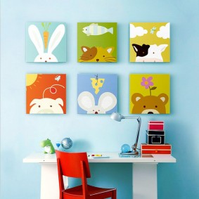 paintings for kids room design ideas