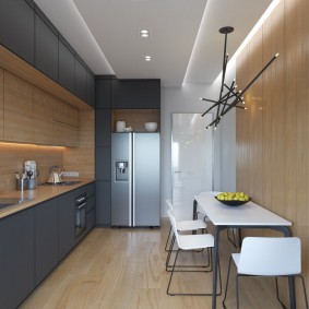 kitchen 9 sq m minimalism