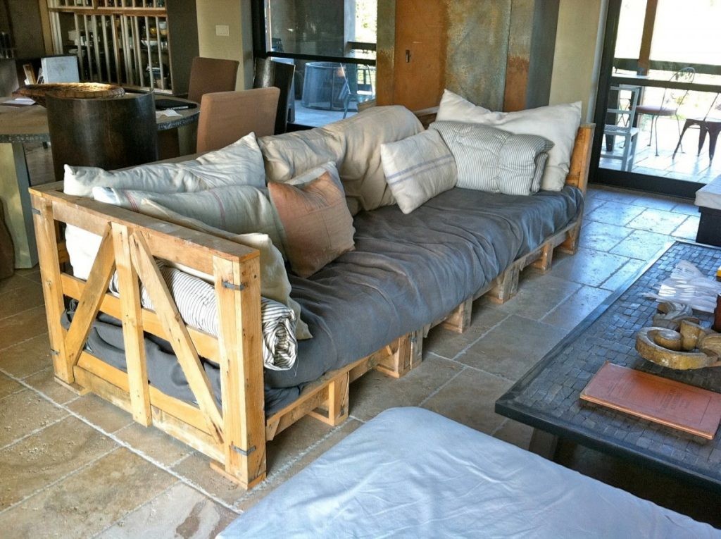 Sofa for summer cottages