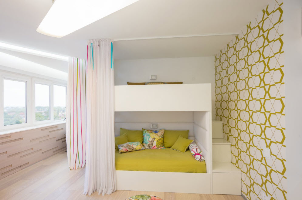 Augsto tehnoloģiju stila bērnu istabas tapetes