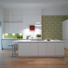 tapetes virtuves dizaina fotoattēlam