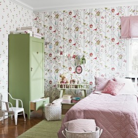 wallpaper in the kids room decoration ideas