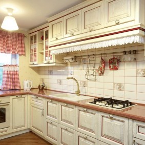papier peint de style provençal pour des idées d'intérieur de cuisine