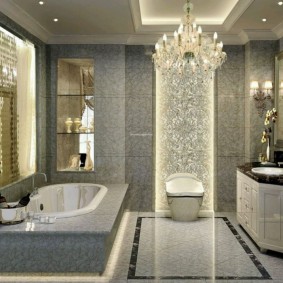 ý tưởng trang trí sàn phòng tắm
