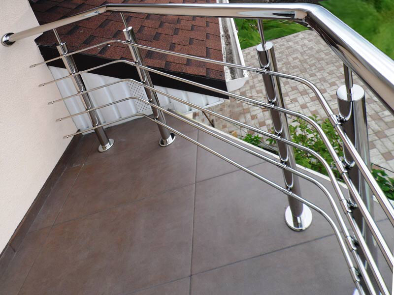Clôture décorative pour balcon en acier inoxydable
