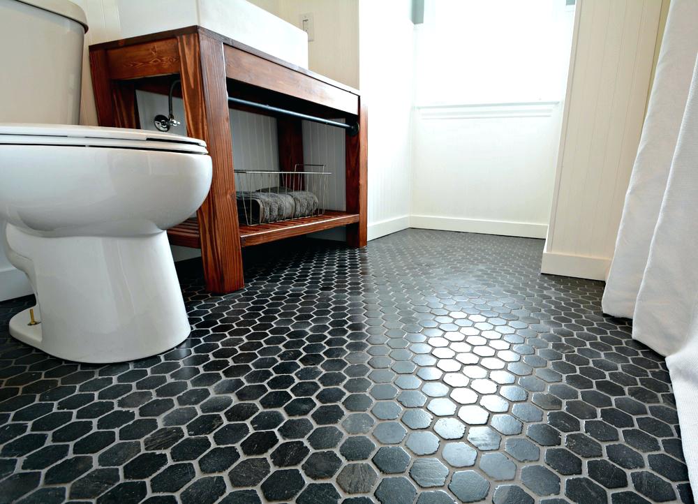 hexagonal floor tiles