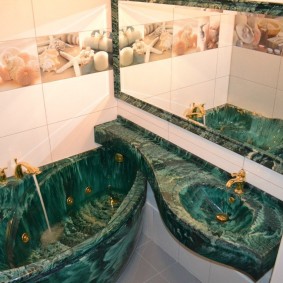 izlietne virs vannas istabas foto noformējuma