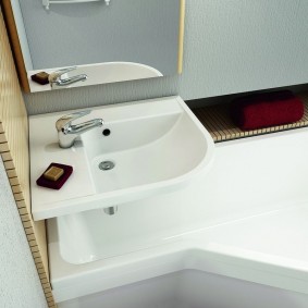 sink over the bathroom photo design
