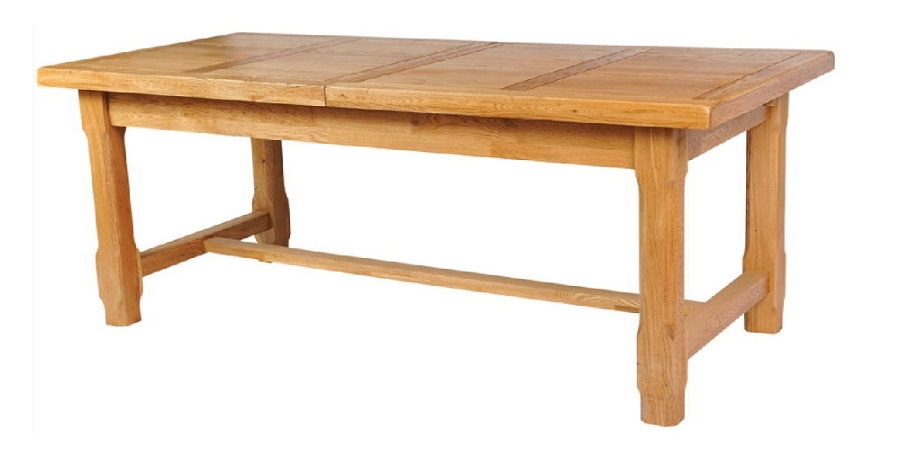 طاولة قابلة للتمديد خشبية ضخمة