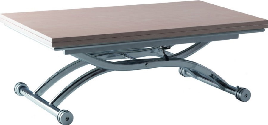 Table pliante avec pieds en métal