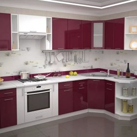 kitchen renovation with an area of ​​9 sq m ideas photo