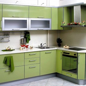 kitchen repair with an area of ​​9 sq m