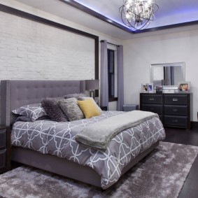 modern yatak odası iç